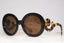 PRADA Womens Designer Sunglasses Brown Baroque Swirl SPR 27N 1AB-5Y1 16411