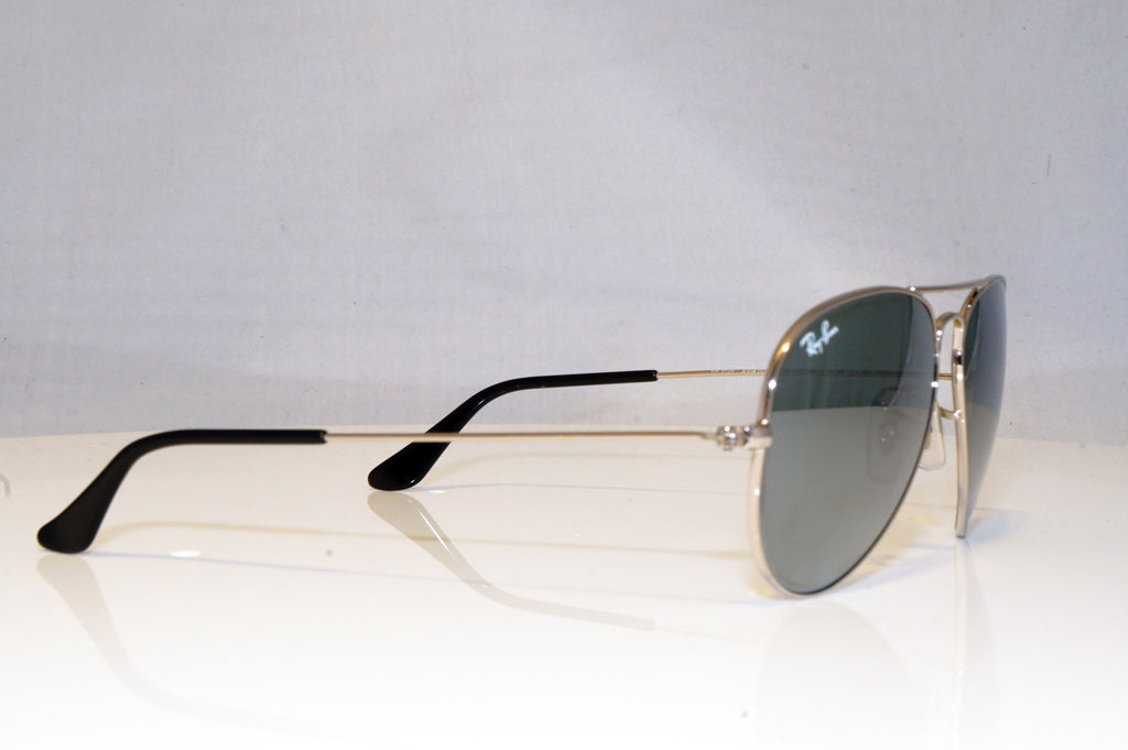 RAY-BAN Mens Unisex Designer Sunglasses Silver Aviator RB 3025 W 3275 15142