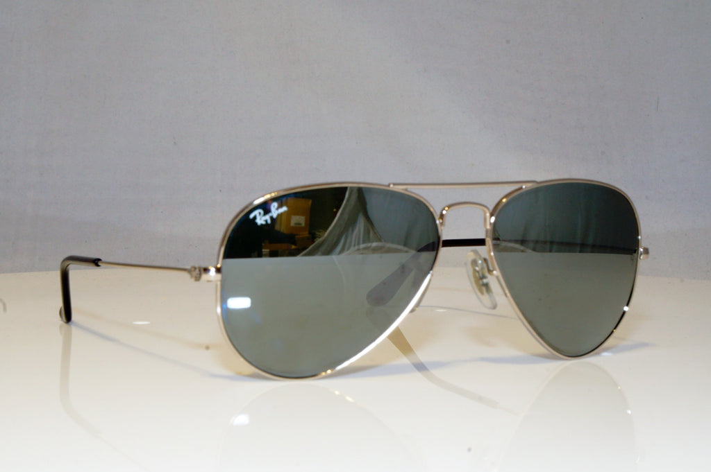 RAY-BAN Mens Unisex Designer Sunglasses Silver Aviator RB 3025 W 3275 15142