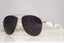 PRADA Mens Designer Sunglasses White Aviator SPR 53Q ZVN-0A6 15610