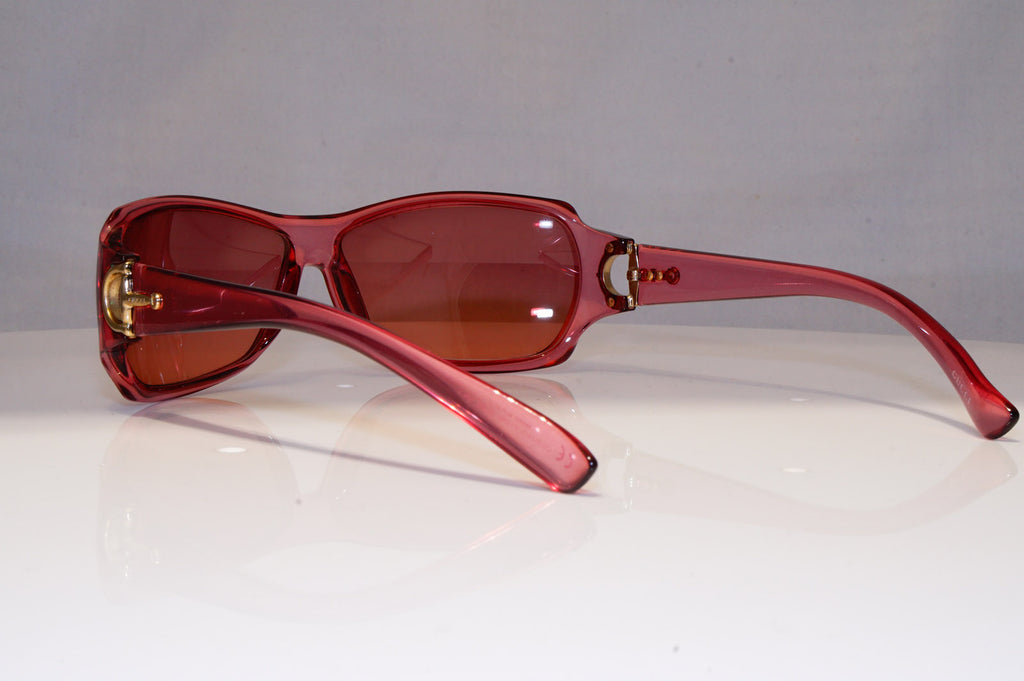 GUCCI Womens Vintage 1990 Sunglasses Burgundy Rectangle PINK GG 2574 PT5PD 22283