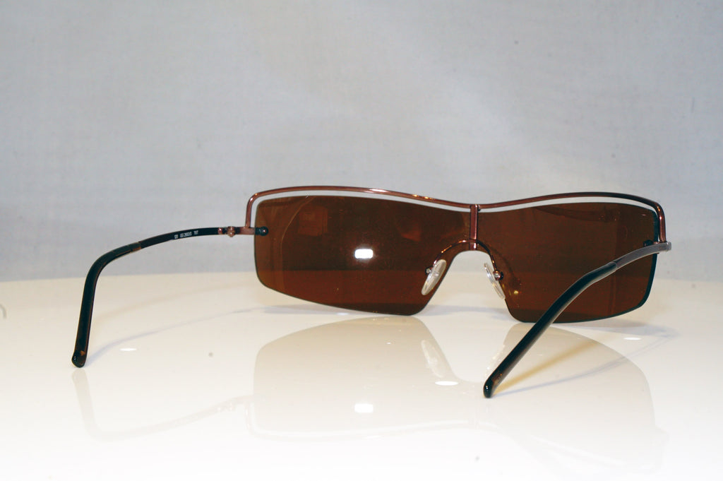 GUCCI Mens Vintage 1990 Designer Sunglasses Brown Shield GG 2683 T6T 17657
