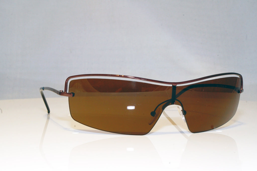 GUCCI Mens Vintage 1990 Designer Sunglasses Brown Shield GG 2683 T6T 17657