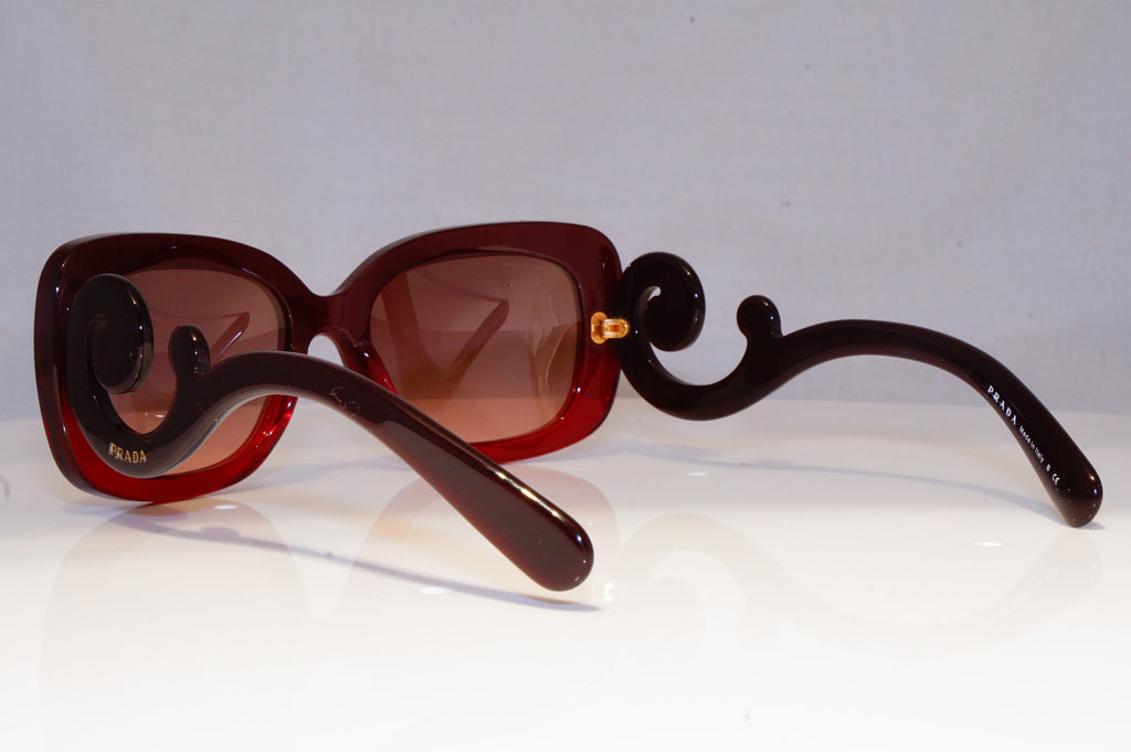 PRADA Womens Baroque Swirl Designer Sunglasses Burgundy SPR 27O MAX-0A5 19522