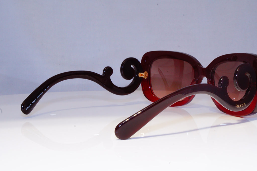 PRADA Womens Baroque Swirl Designer Sunglasses Burgundy SPR 27O MAX-0A5 19522