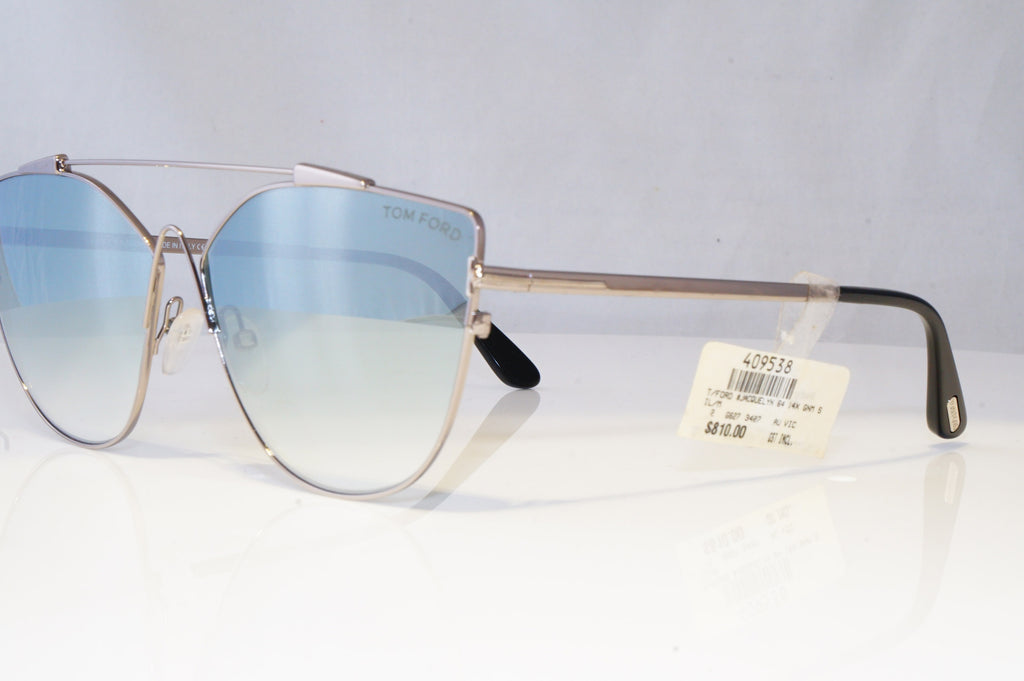 TOM FORD Womens Mirror Designer Sunglasses Silver Jacquelyn-02 TF 563 14X 20912