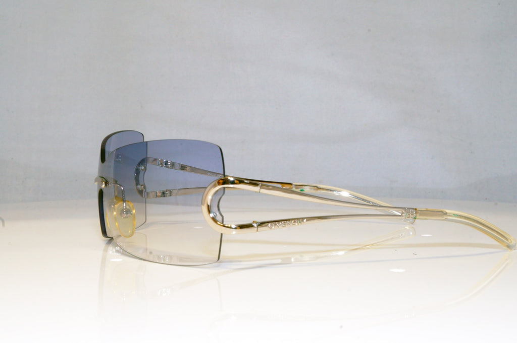 GIVENCHY Womens Designer Sunglasses Silver Shield SGV 062 579X 17619