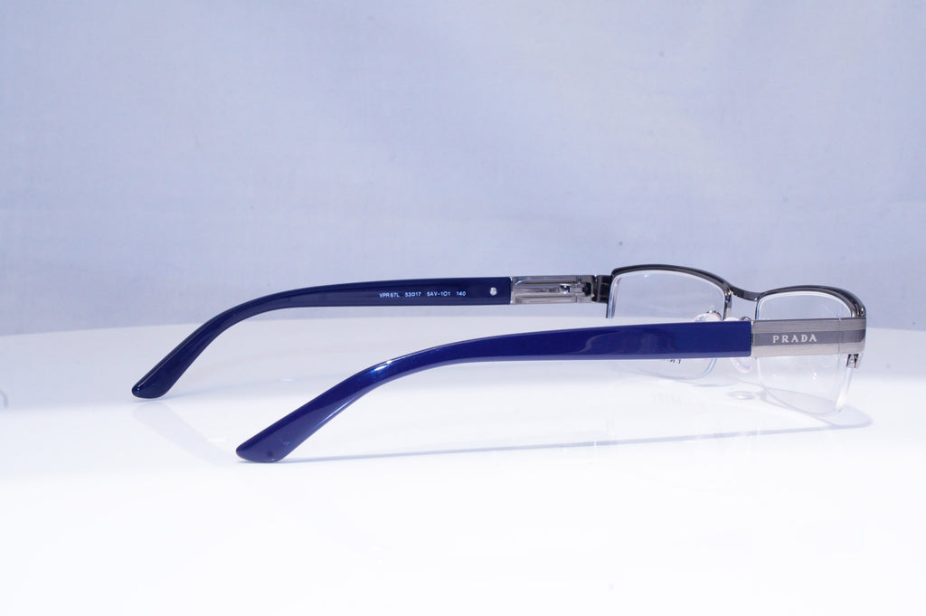 PRADA Mens Designer Optical Frames Glasses Blue Rectangle VPR 67L 5AV-101 18266