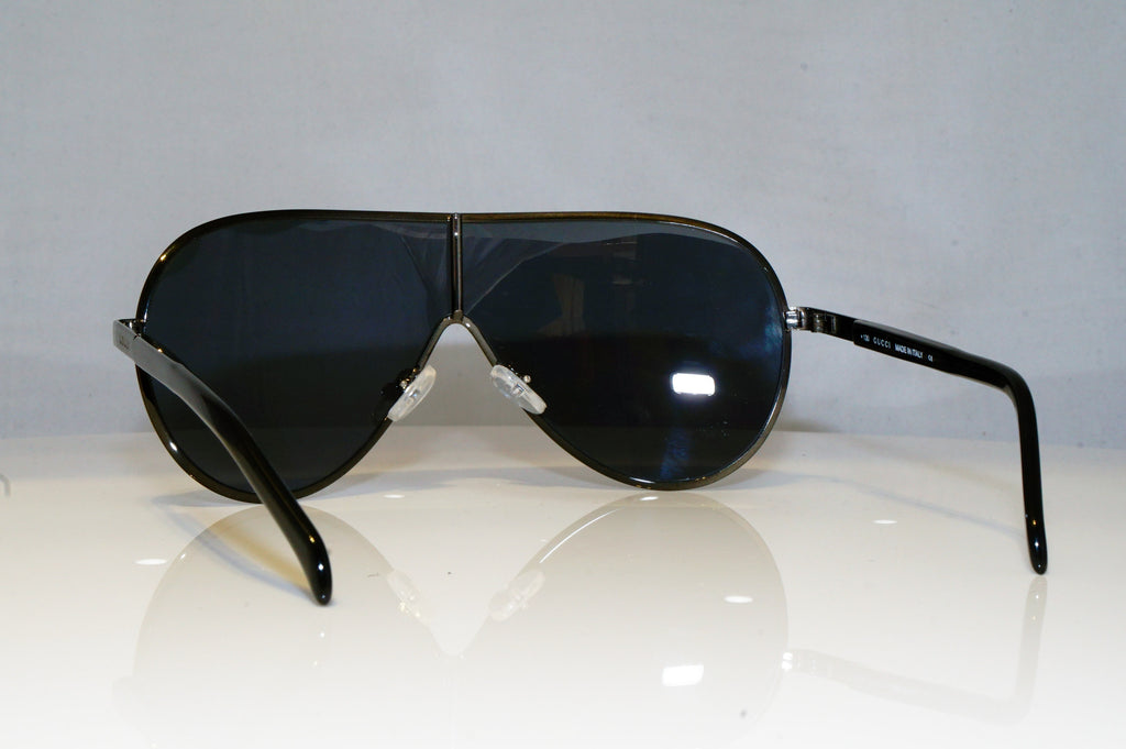 GUCCI Mens Unisex Designer Sunglasses Black Shield GG 1650 TW3 17433