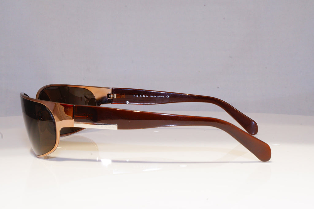 PRADA Mens Designer Sunglasses Brown Wrap SPR 53F 1AC-3N1 19960