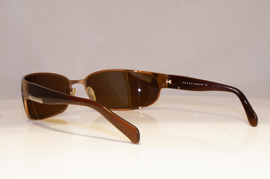 PRADA Mens Designer Sunglasses Brown Wrap SPR 53F 1AC-3N1 19960