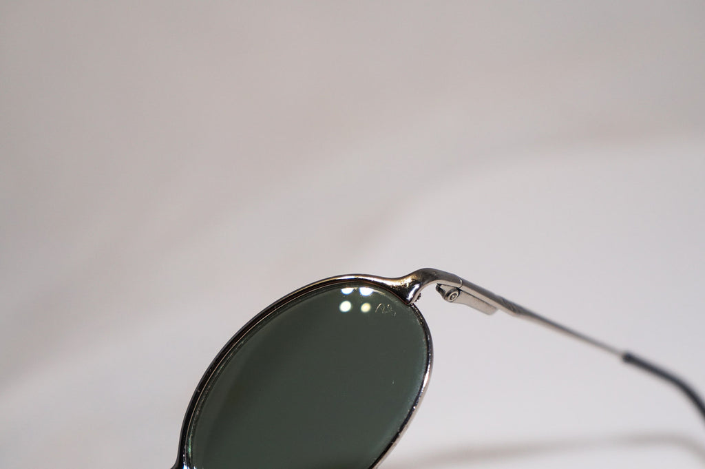 RAY-BAN Vintage Mens Designer Sunglasses Silver Oval RB 3103 W3097 16352