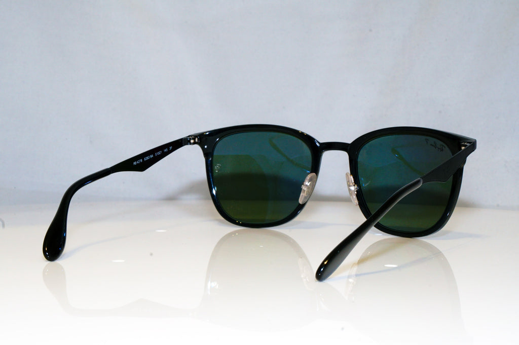 RAY-BAN Mens Polarized Designer Sunglasses Black Clubmaster RB 4278 62829A 15210