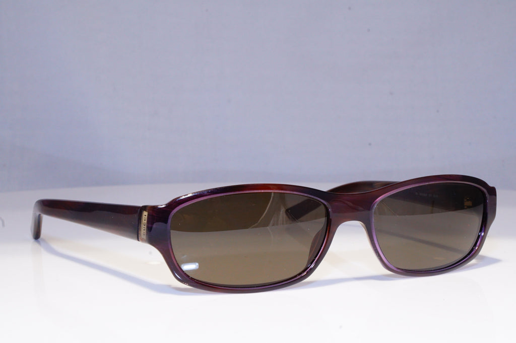 GUCCI Mens Womens Vintage Designer Sunglasses Brown Rectangle GG 1475 ST8 19943