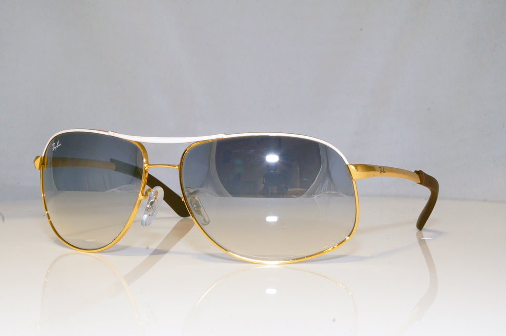 RAY-BAN Mens Designer Sunglasses Gold Aviator RB 3387 077/78 15213