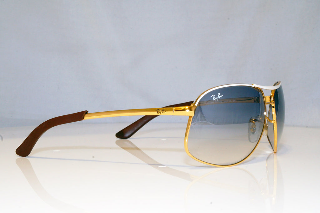 RAY-BAN Mens Designer Sunglasses Gold Aviator RB 3387 077/78 15213