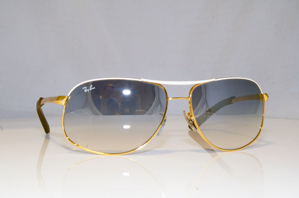 RAY-BAN Mens Designer Sunglasses Gold Aviator RB 3387 077/78 15213