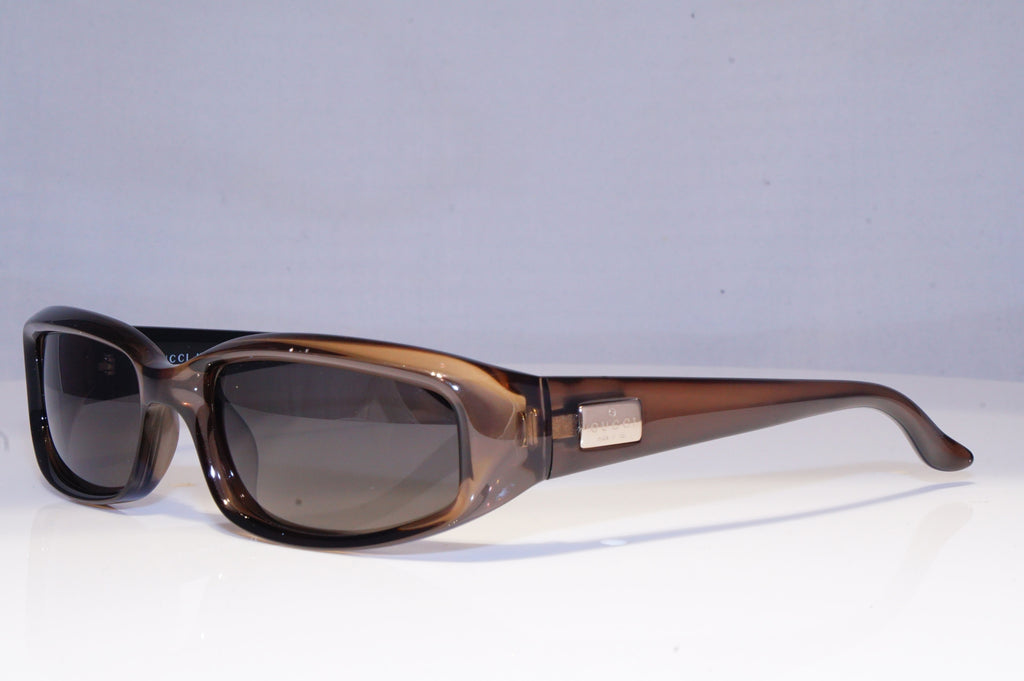 GUCCI Mens Vintage 1990 Designer Sunglasses Brown Rectangle GG 2454 E8K 19928