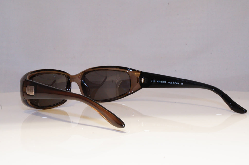 GUCCI Mens Vintage 1990 Designer Sunglasses Brown Rectangle GG 2454 E8K 19928