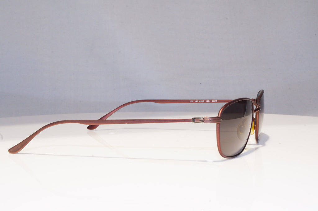 GUCCI Mens Vintage 1990 Designer Sunglasses Brown Rectangle GG 1618 6ZB 18897