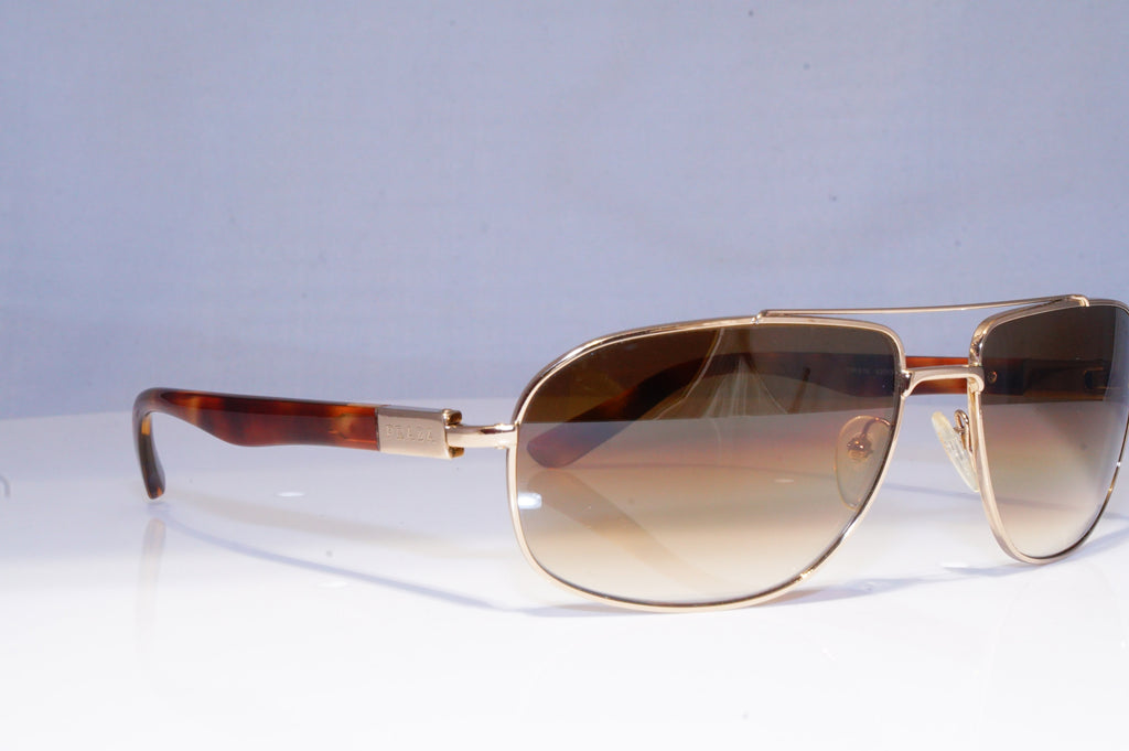 PRADA Mens Designer Sunglasses Gold Pilot SPR 57N ZVN-651 19907