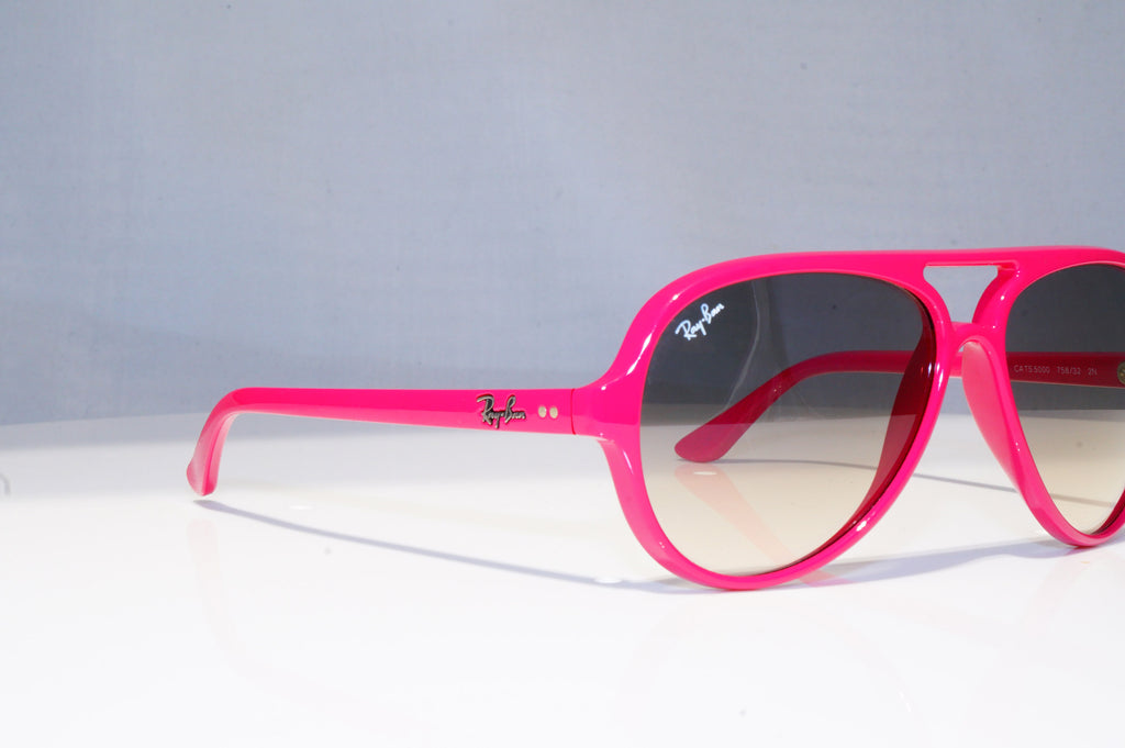 RAY-BAN Mens Womens Designer Sunglasses Pink CATS 5000 RB 4125 758/32 18872