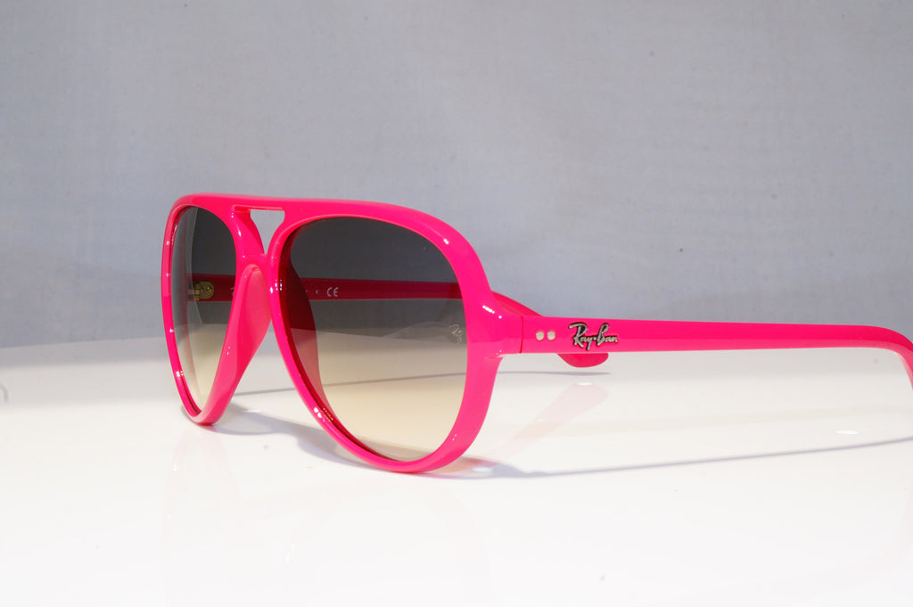 RAY-BAN Mens Womens Designer Sunglasses Pink CATS 5000 RB 4125 758/32 18872