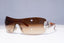 BVLGARI Womens Diamante Designer Sunglasses Brown Shield 8014-B 102/13 18899