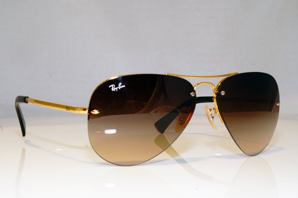 RAY-BAN Mens Designer Sunglasses Gold Aviator RB 3449 001/13 17765