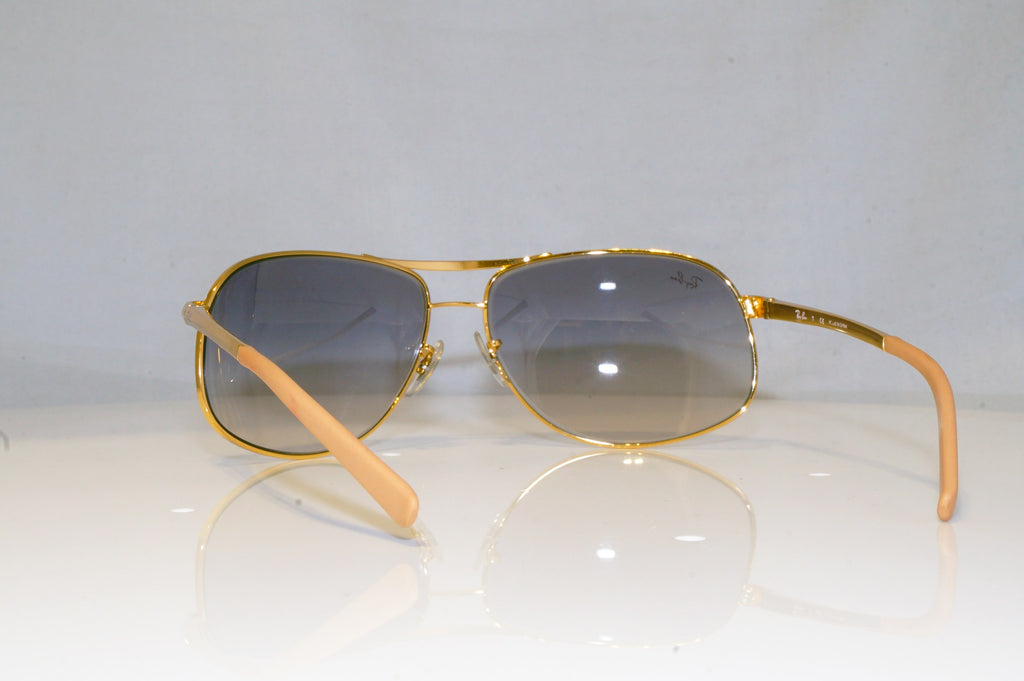 RAY-BAN Mens Designer Sunglasses Gold Aviator RB 3387 077/7B 17771