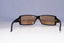 GUCCI Mens Vintage 1990 Designer Sunglasses Brown Rectangle GG 2515 9D1 19585