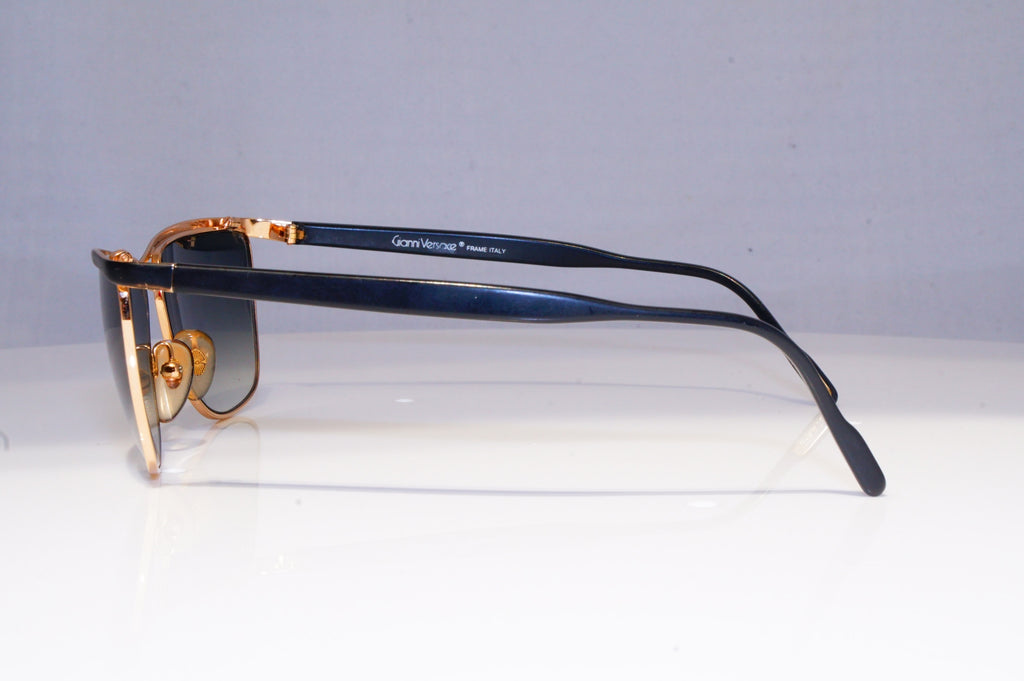 GIANNI VERSACE Mens Vintage 1990 Designer Sunglasses Gold MOD V30 19588