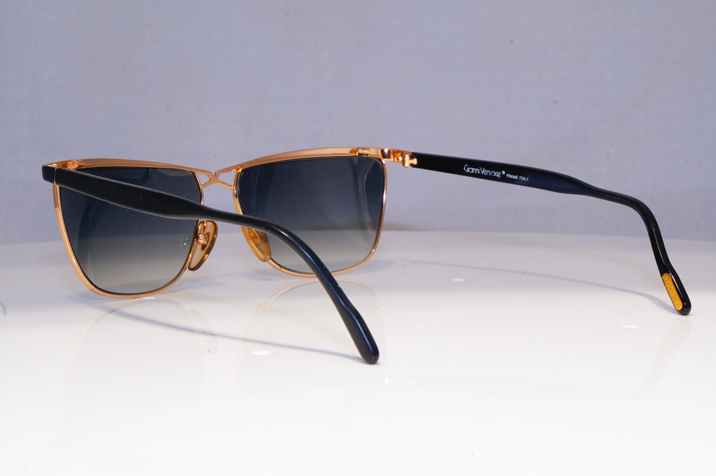 GIANNI VERSACE Mens Vintage 1990 Designer Sunglasses Gold MOD V30 19588