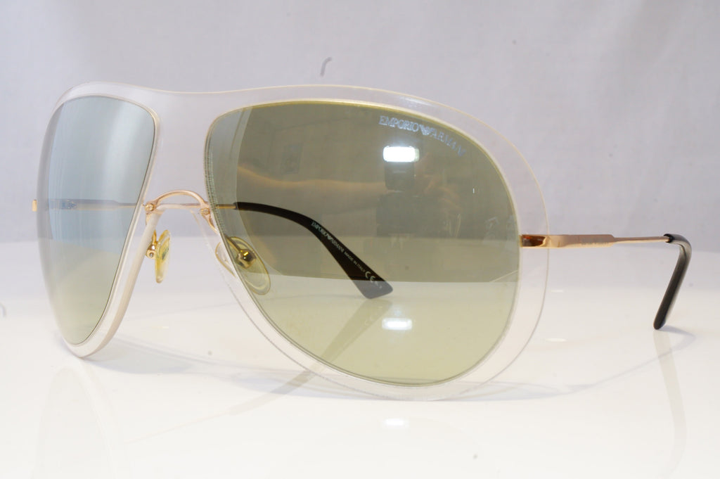 EMPORIO ARMANI Mens Designer Sunglasses Gold Shield EA 9720 D7I T1 20546