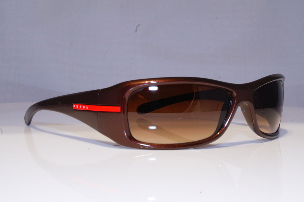 PRADA Mens Designer Sunglasses Brown Rectangle SPS 01G 7BG-6S1 20404