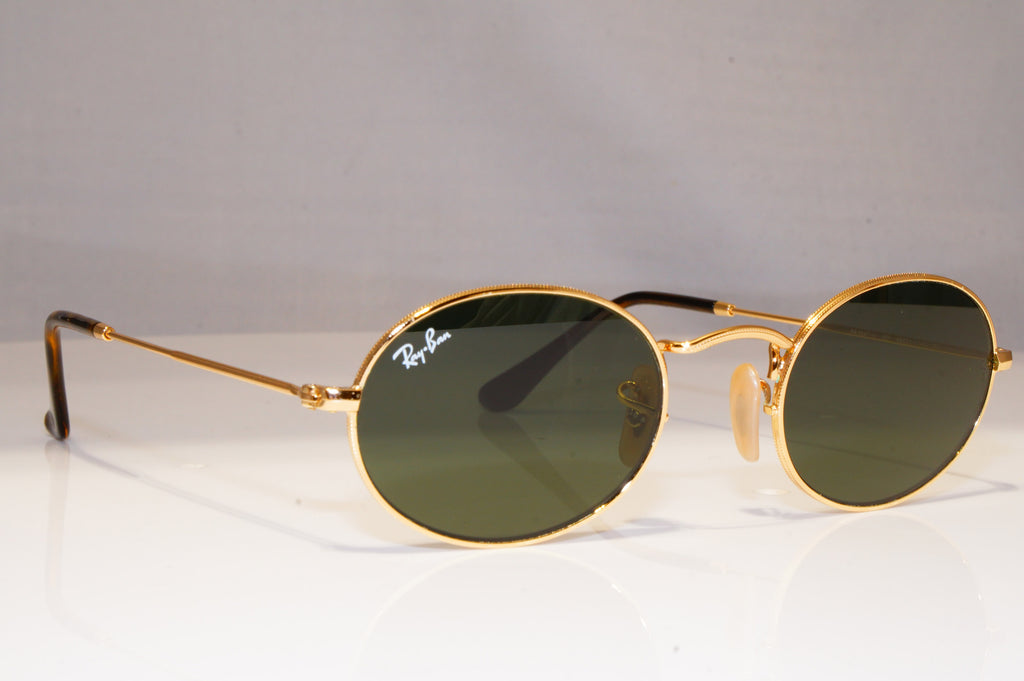 RAY-BAN Mens Womens Designer Sunglasses Gold Oval RB 3547 001 22517