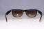 RAY-BAN Mens Designer Sunglasses Brown Rectangle NEW WAYFARER RB 2132 7151 19563