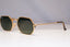 RAY-BAN Mens Womens Unisex Sunglasses Gold Rectangle HEXAGON RB 3556 - 22515