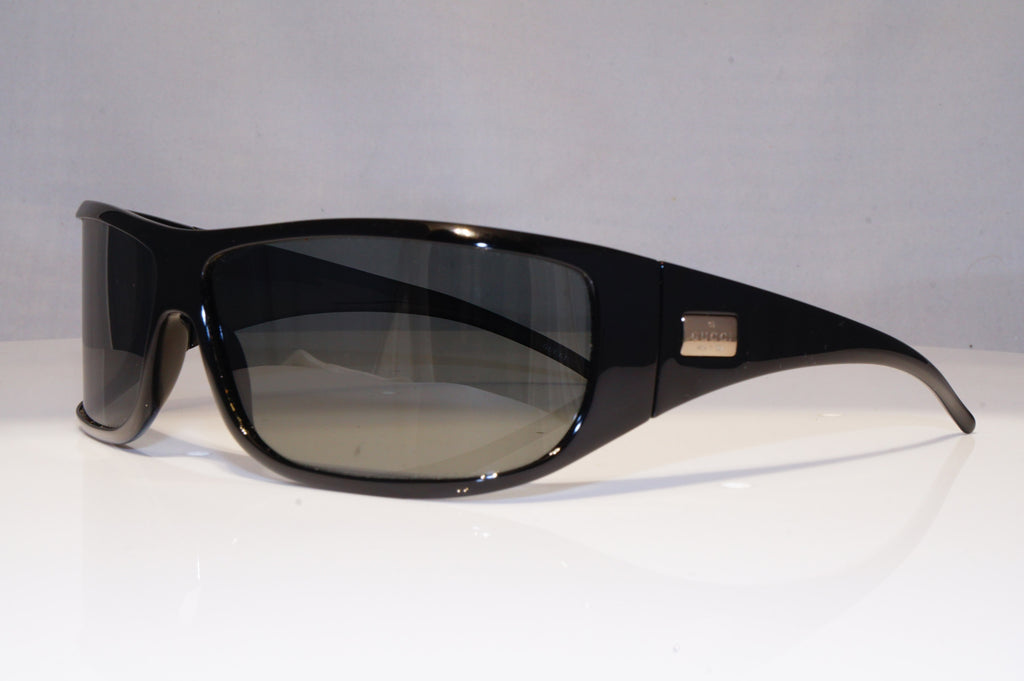 GUCCI Mens Polarized Vintage 1990 Sunglasses Black Rectangle GG 1447 D28VU 22326