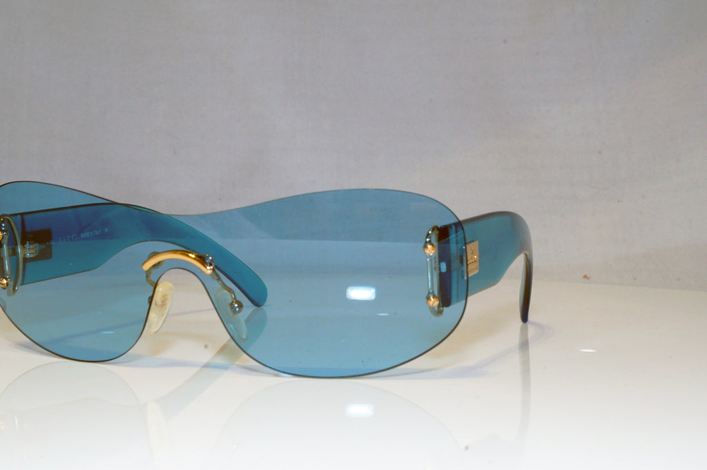 GUCCI Womens Designer Sunglasses Blue Shield GG 2448 T9U 17798