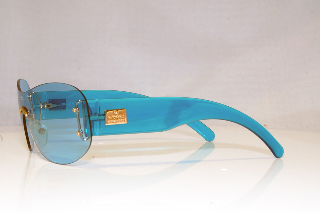 GUCCI Womens Designer Sunglasses Blue Shield GG 2448 T9U 17798