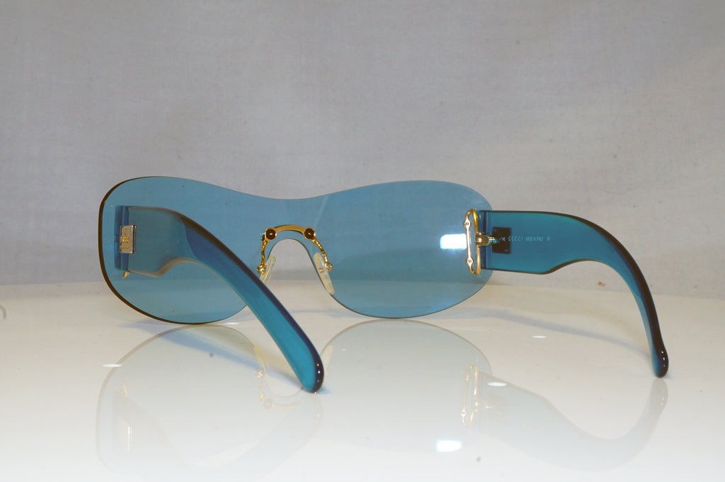 GUCCI Womens Designer Sunglasses Blue Shield GG 2448 T9U 17798