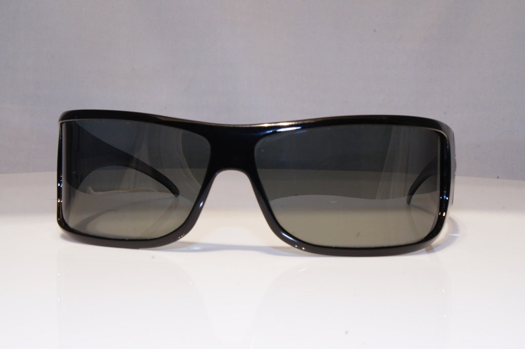 GUCCI Mens Polarized Vintage 1990 Sunglasses Black Rectangle GG 1447 D28VU 22326