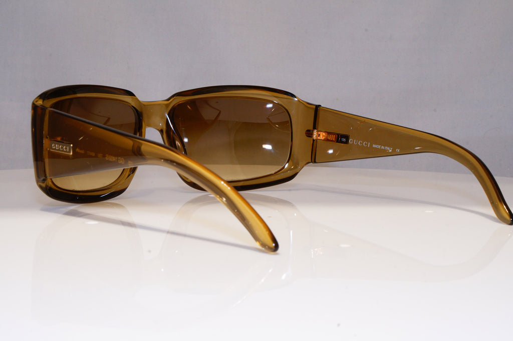 GUCCI Womens Vintage 1990 Designer Sunglasses Brown Square GG 1402 T2U 22329