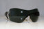 VERSACE Womens Diamante Designer Sunglasses Black Shield 2083-B 1009/87 17779