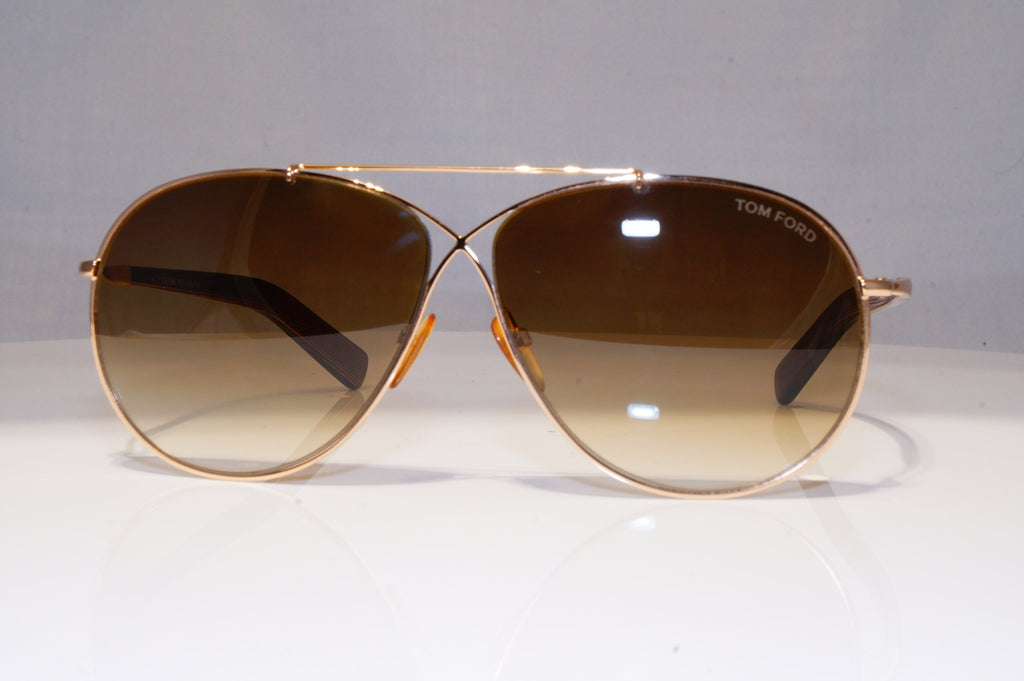 TOM FORD Womens Designer Sunglasses Gold Square Eva TF 374 28F 22324