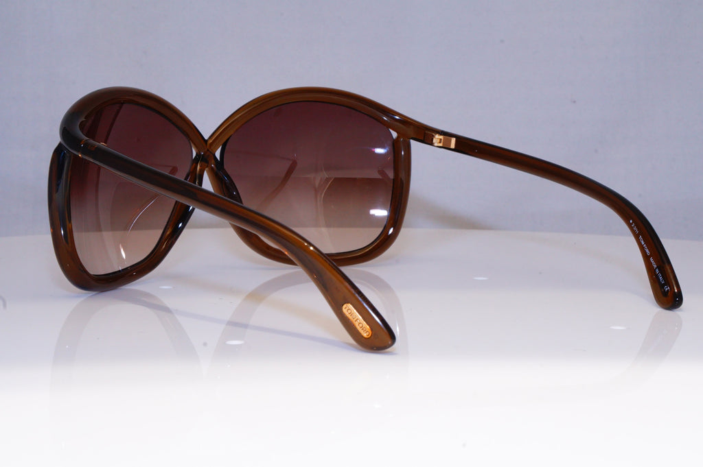 TOM FORD Womens Boxed Oversized Designer Sunglasses Brown Charlie TF 201 19553