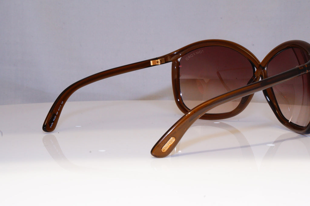 TOM FORD Womens Boxed Oversized Designer Sunglasses Brown Charlie TF 201 19553