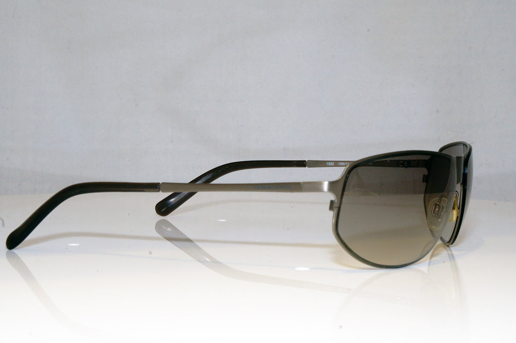 GIORGIO ARMANI Mens Designer Sunglasses Silver Wrap 1562 1285/11 17789