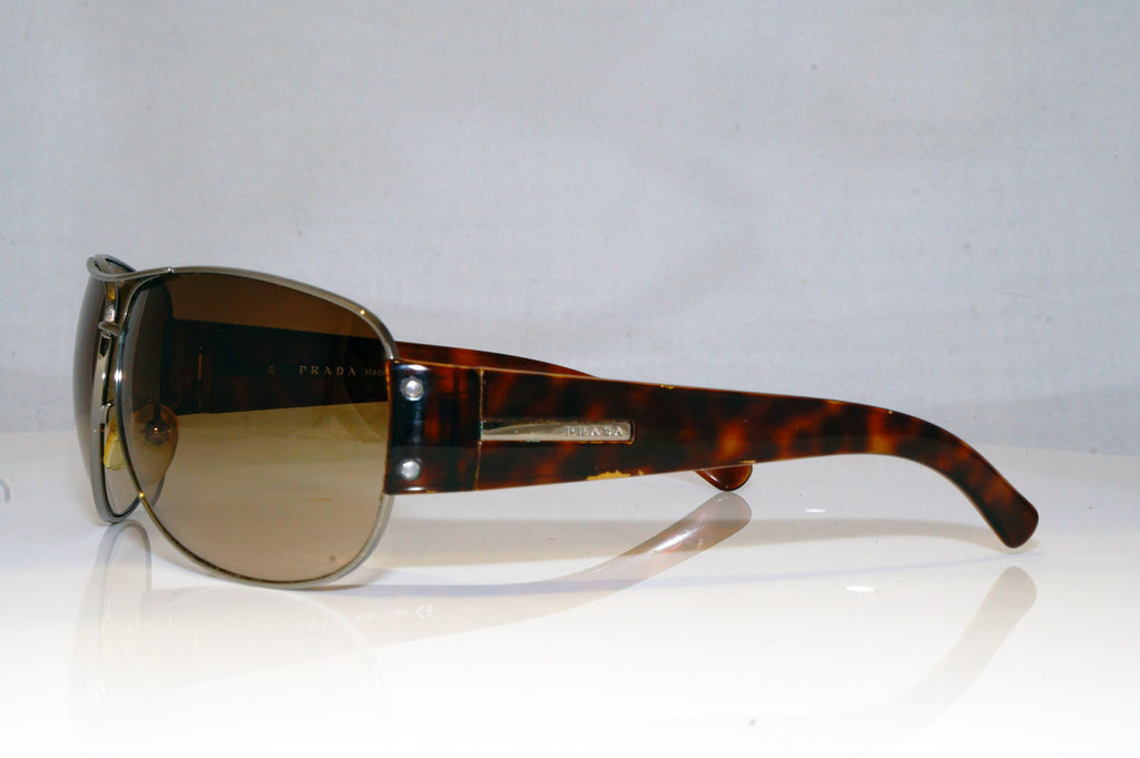 PRADA Mens Boxed Designer Sunglasses Brown Aviator SPR 52G 5AV-6S1 17773